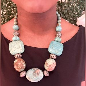 Faux Turquoise necklace